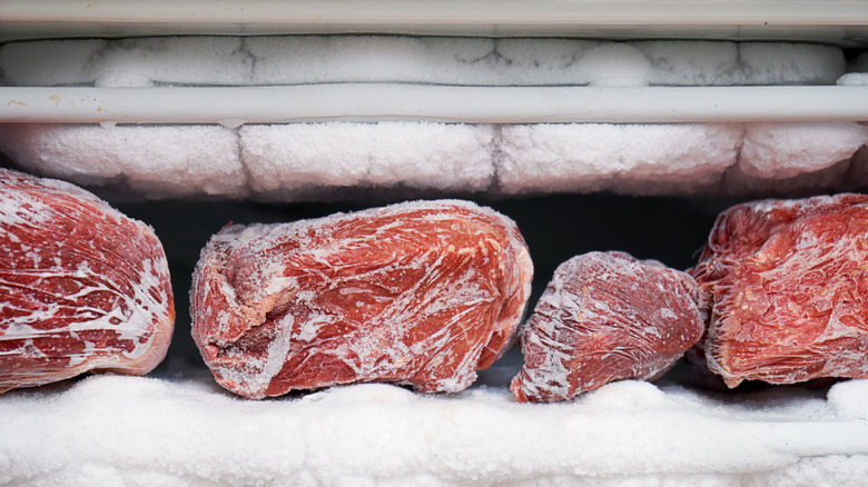 frozen steak