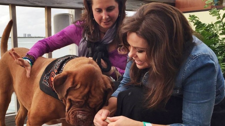 Rachael Ray and dog