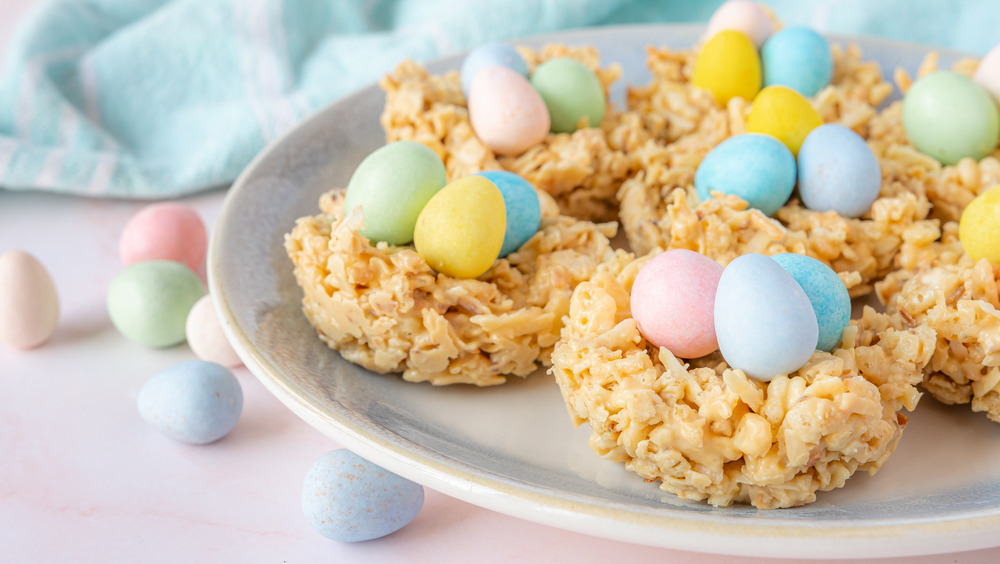 bird's nest cookies