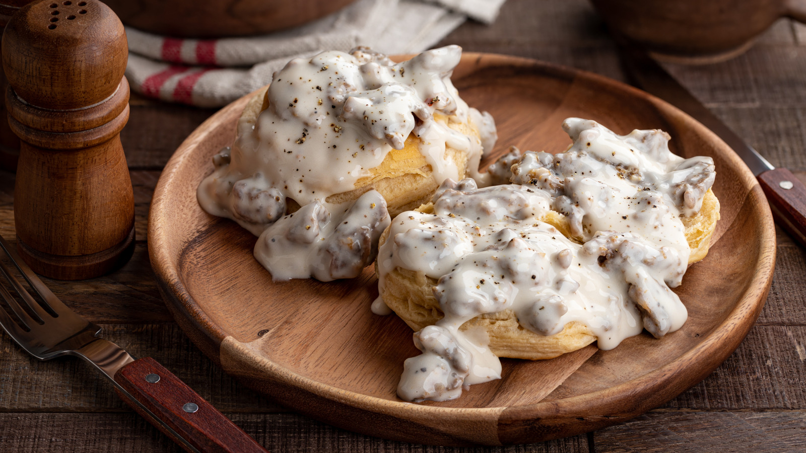 The Simple Twist That Turns Biscuits And Gravy Into A Bigger Breakfast