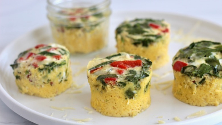 sous vie egg bites on plate