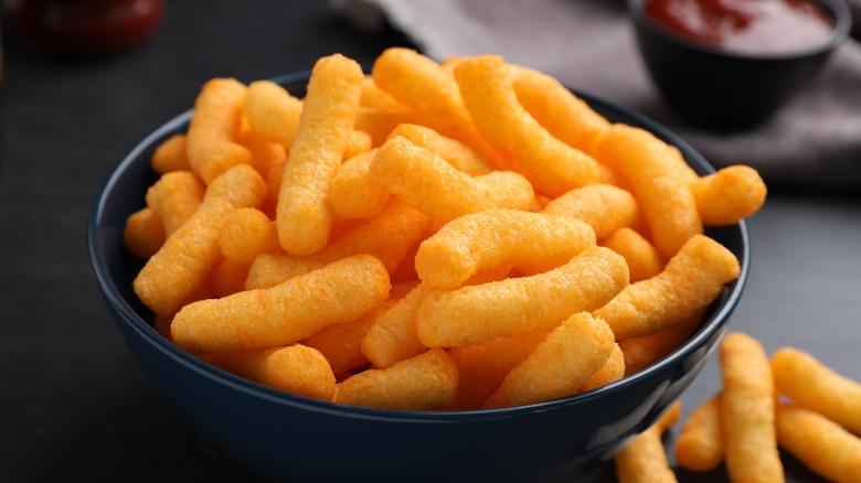 Cheetos in bowl