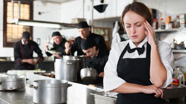 tired waitstaff