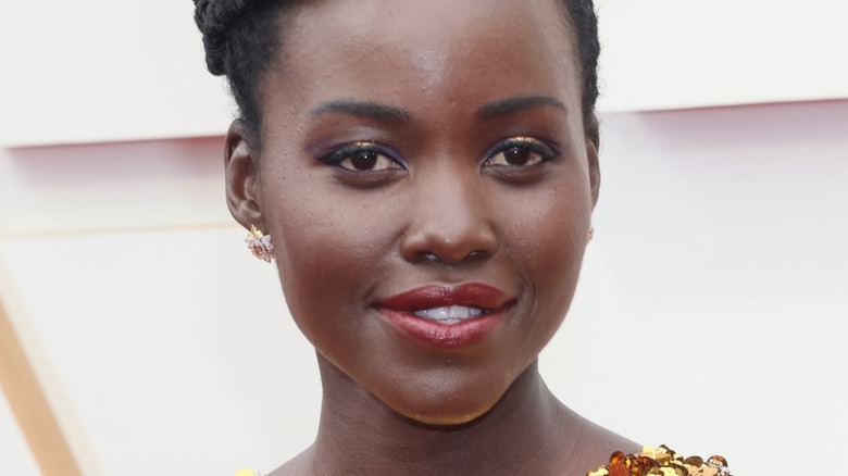 Lupita Nyong'o smiling