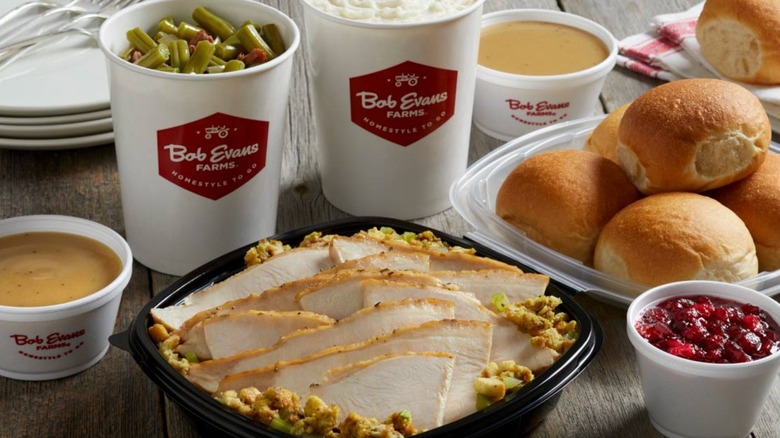 Thanksgiving foods from Bob Evans