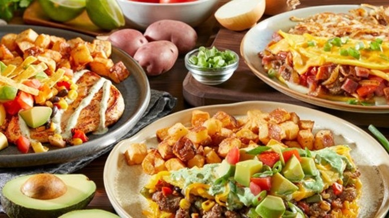 Selection of Bob Evans' food