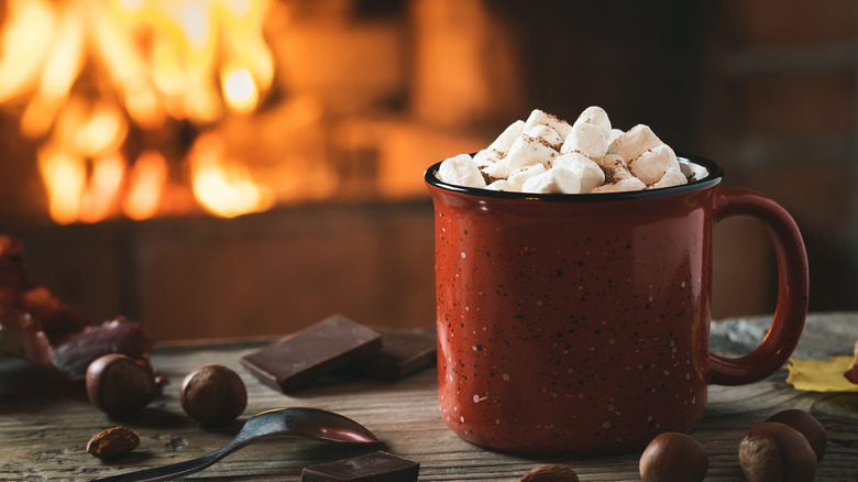 mug of hot chocolate