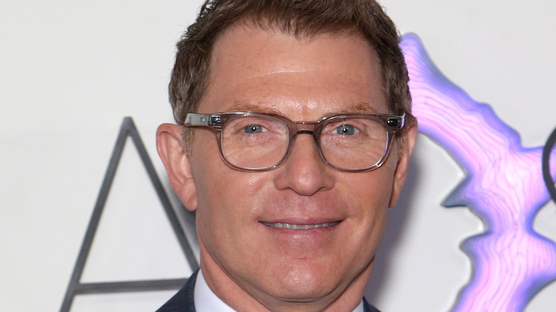 Bobby Flay sporting glasses