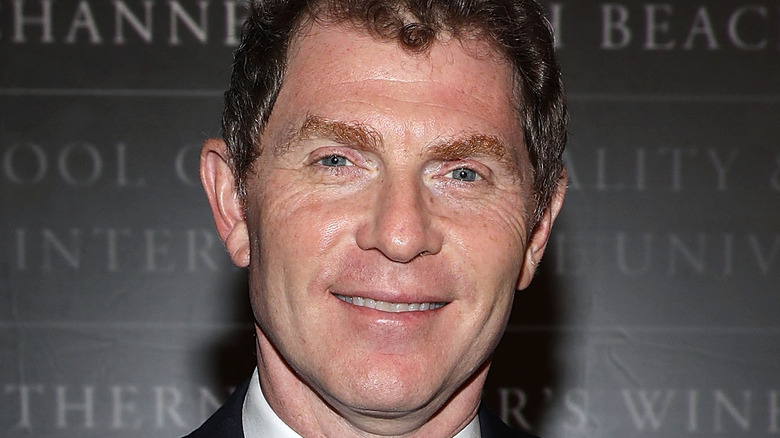 Bobby Flay smiling at event