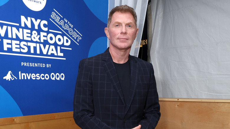 Bobby Flay's face in close-up