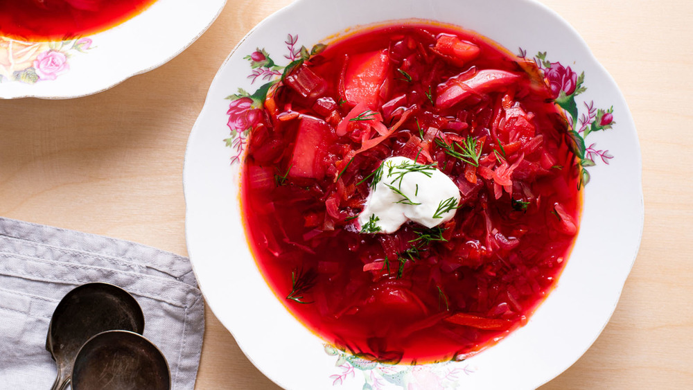 Bowl of borscht