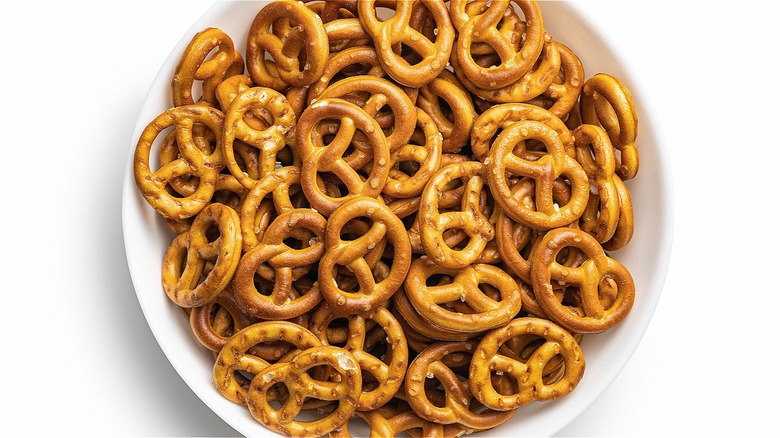 Bowl of pretzels