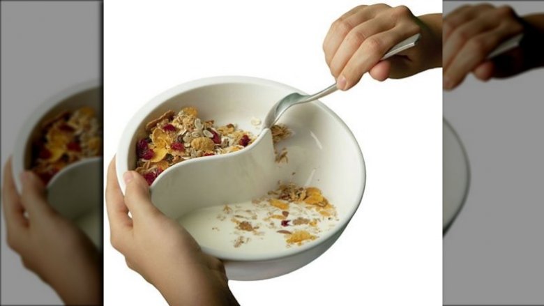 Never soggy cereal bowl