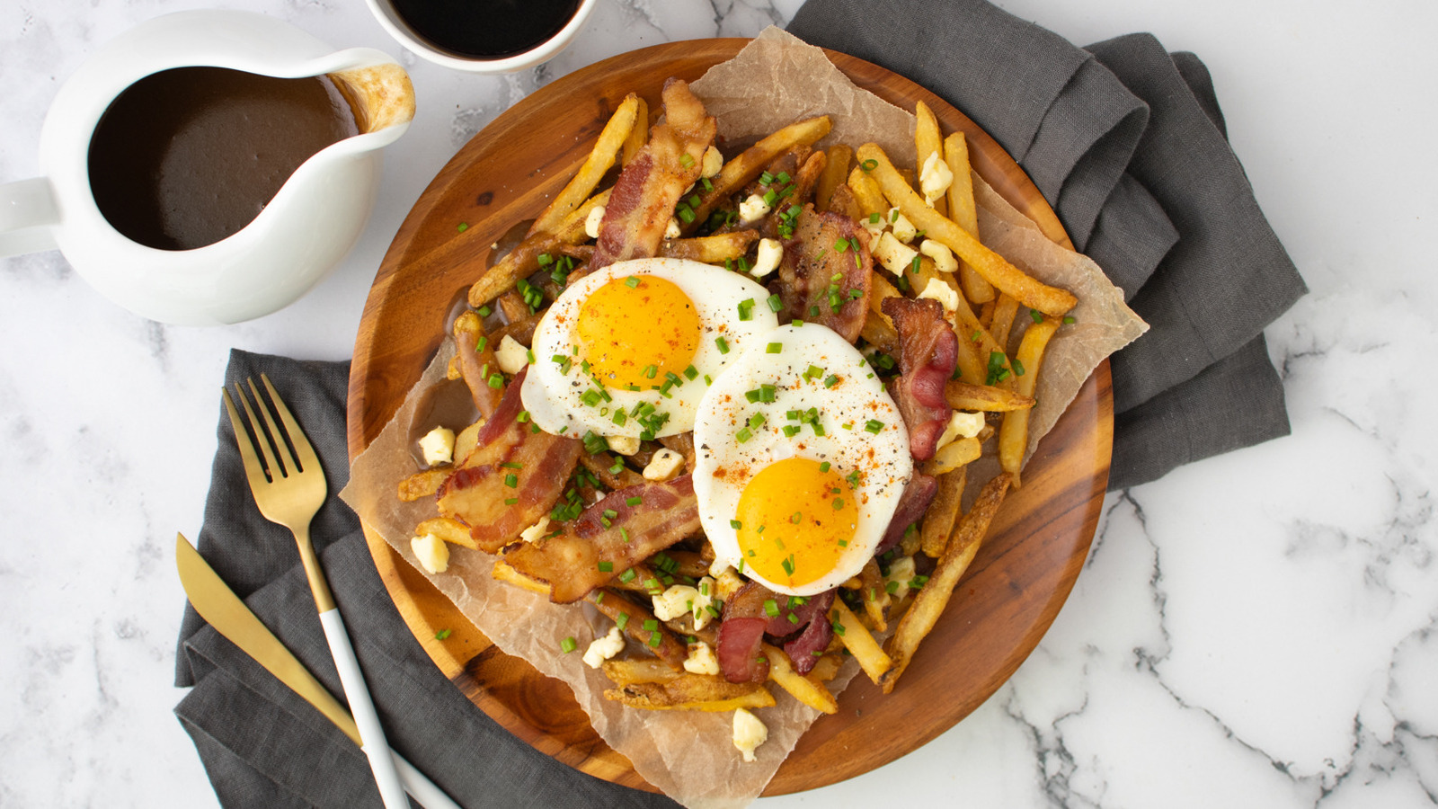 Breakfast Poutine With Red Eye Gravy Recipe
