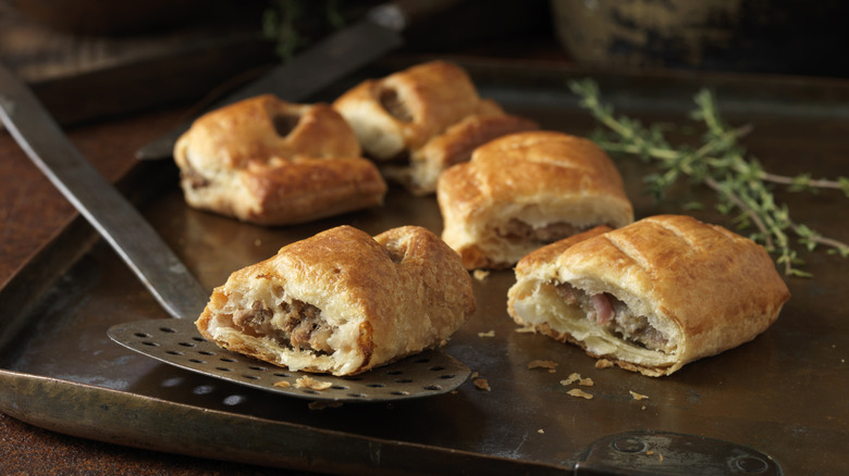 British sausage rolls