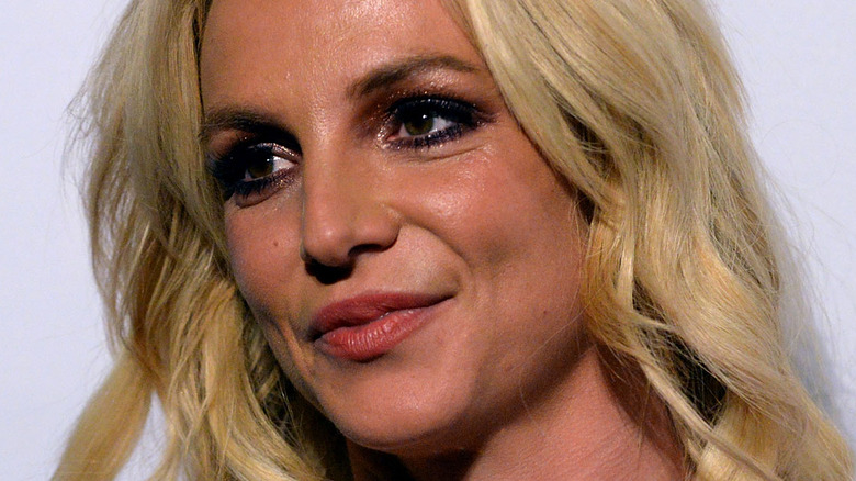 Close up of Britney Spears