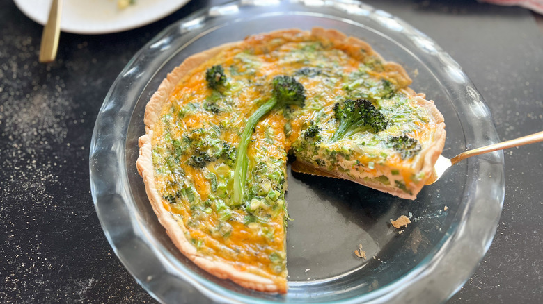 Broccoli Cheddar Quiche Recipe