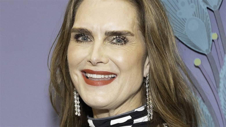 Brooke Shields smiles