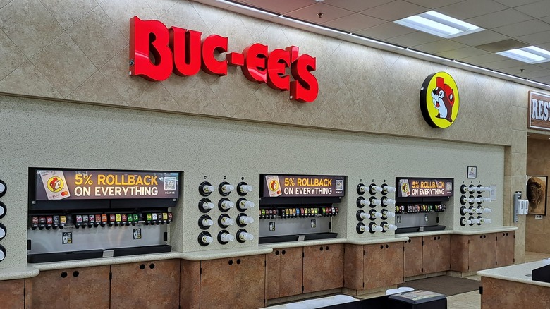 buc-ee's soda fountains in store