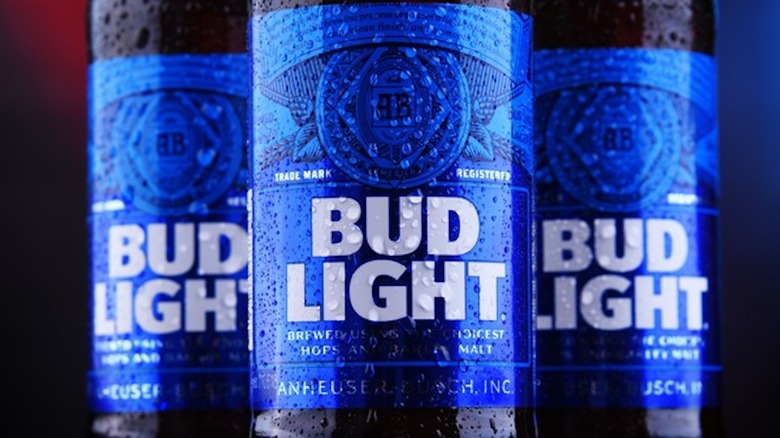 Bud Light cans