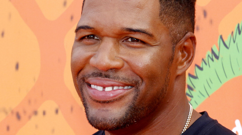 Michael Strahan smiling