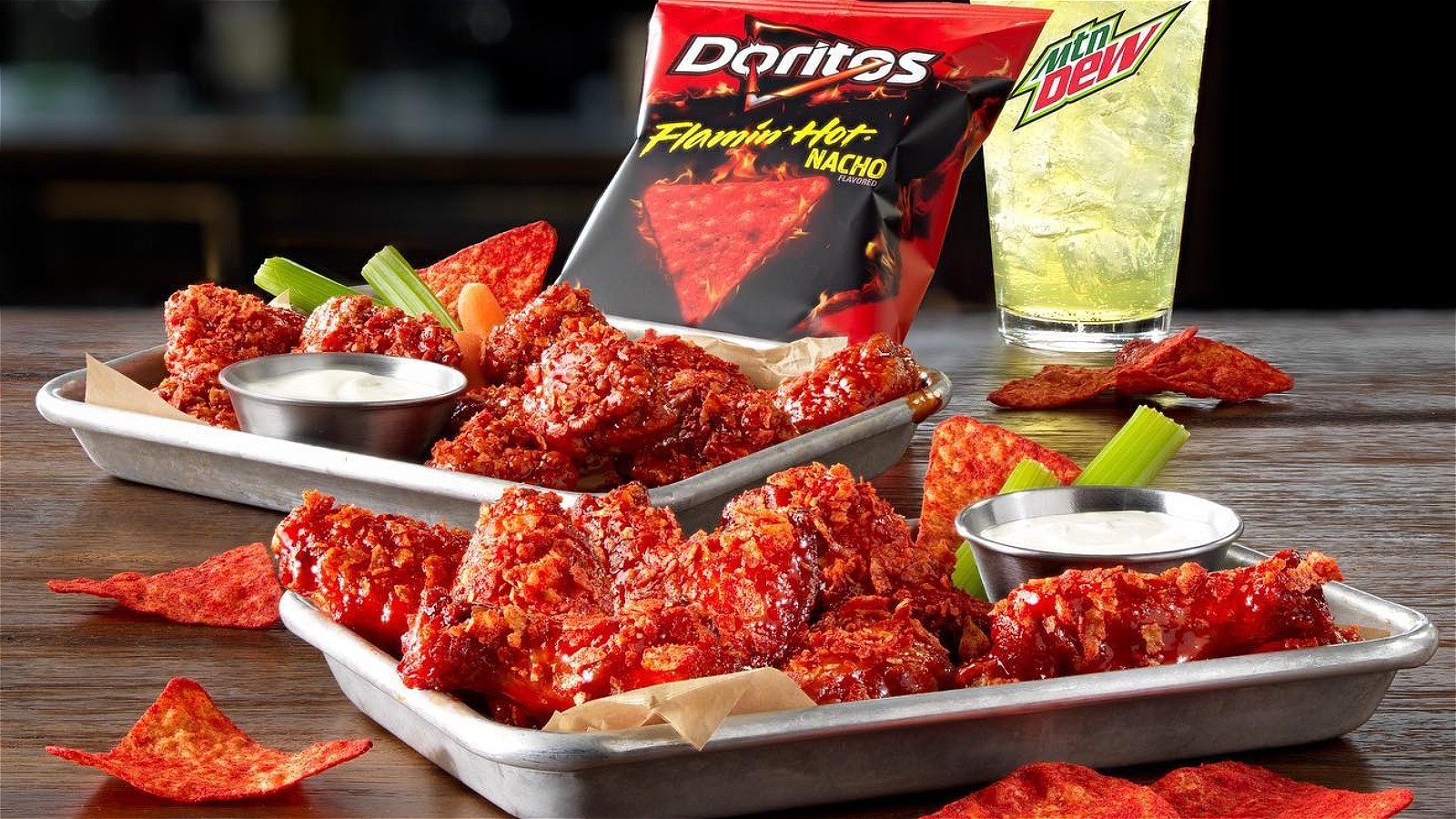 Buffalo Wild Wings Just Added A Spicy New DoritosFlavored Sauce