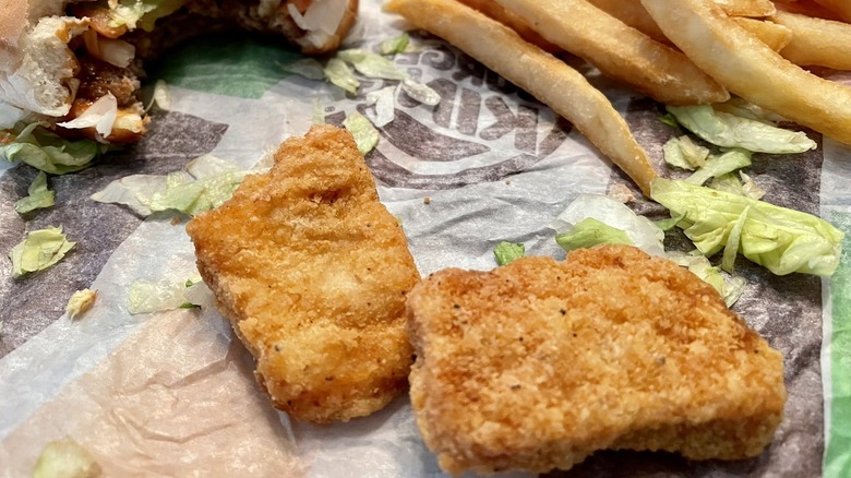 Burger King nuggets and fries