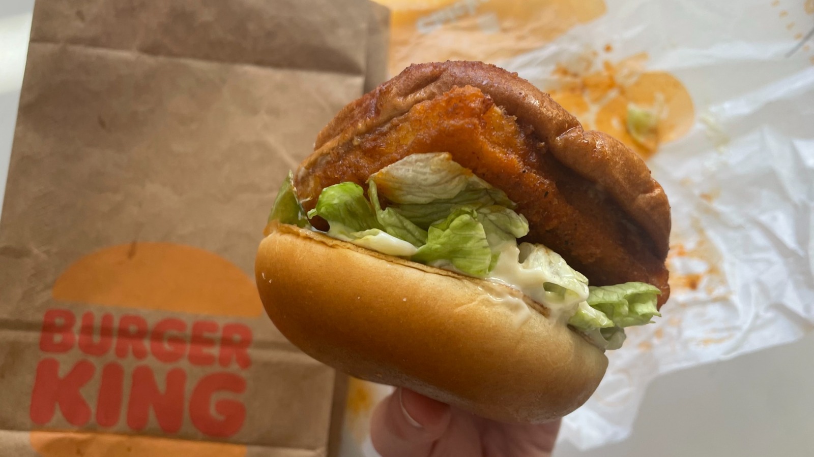 Burger King Fiery Fish Sandwich Review: Just Spicy Enough