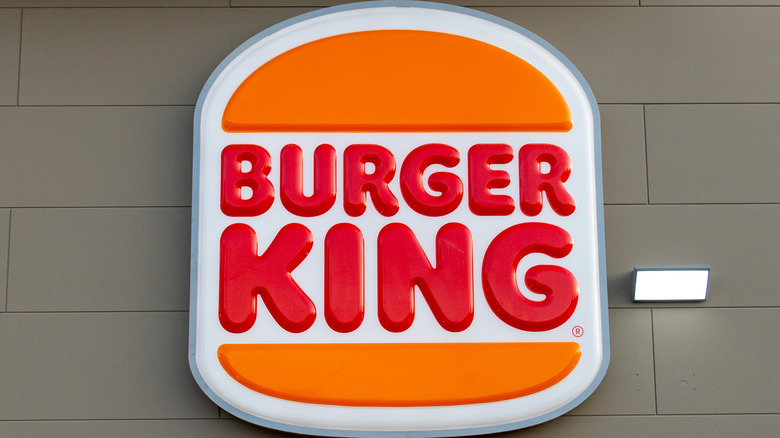 Burger King logo sign