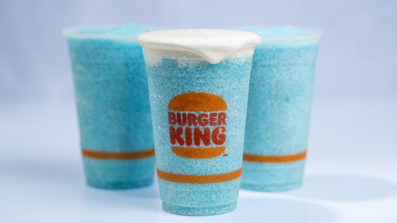 burger king cotton candy cold foam drink