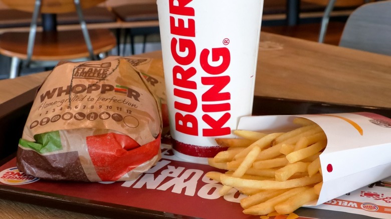 Burger King menu items