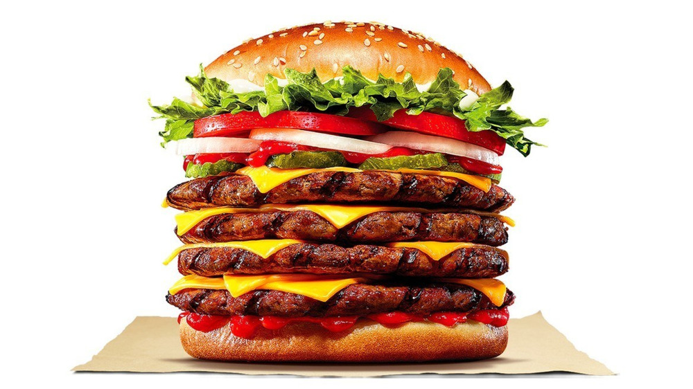 Burger King Korea Stacker 4 Whopper