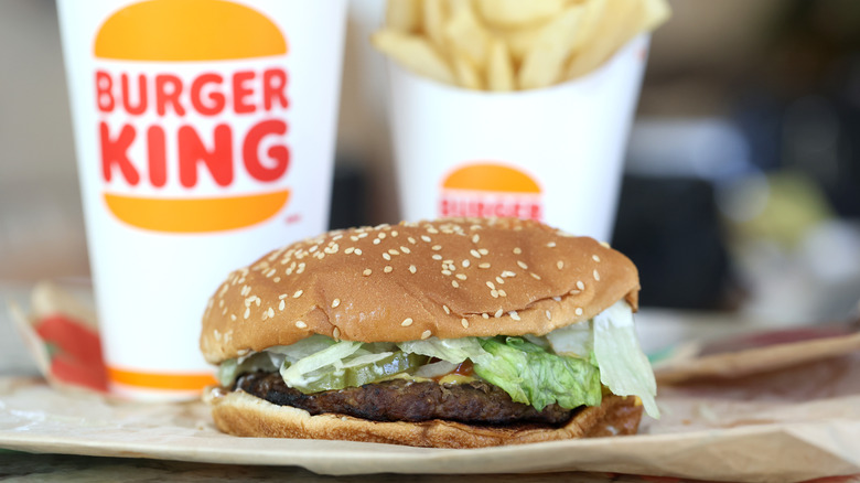 Burger King whopper meal