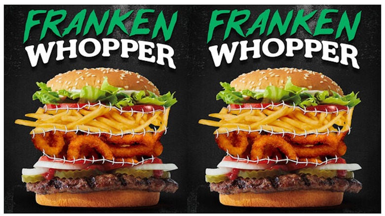 burger king franken whopper promo image