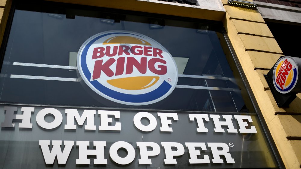 Burger King sign