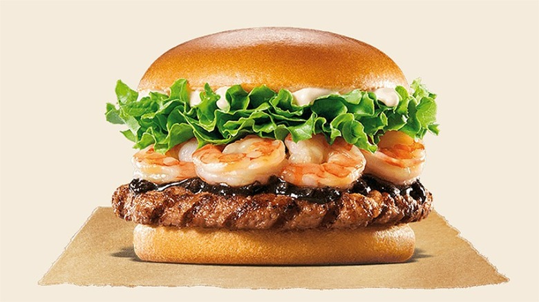 shrimp Whopper at Burger King China