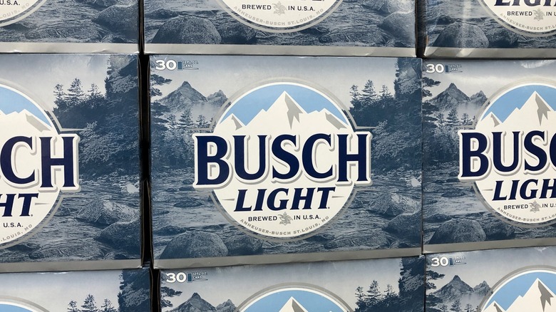 Cases of Busch Light
