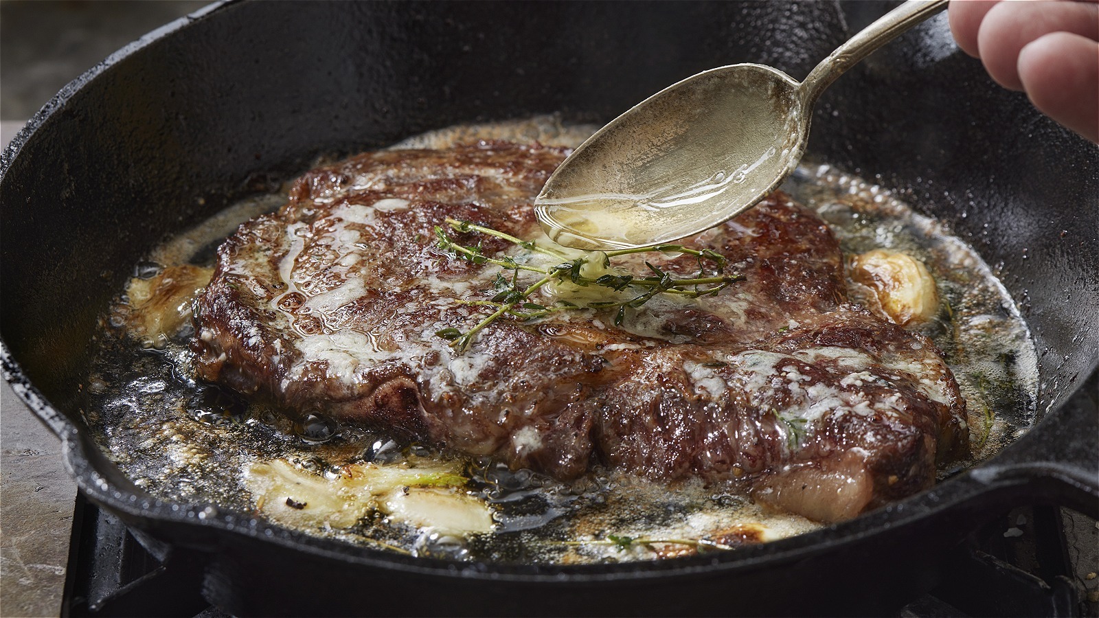 Butter And Herb Bathed Steak Has Us Salivating