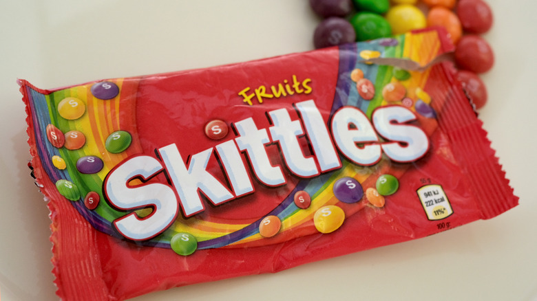 bag of skittles candy