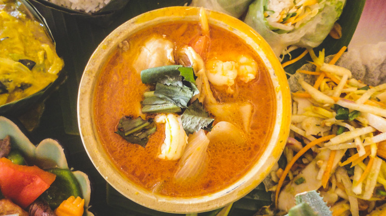 Cambodian sweet and sour soup