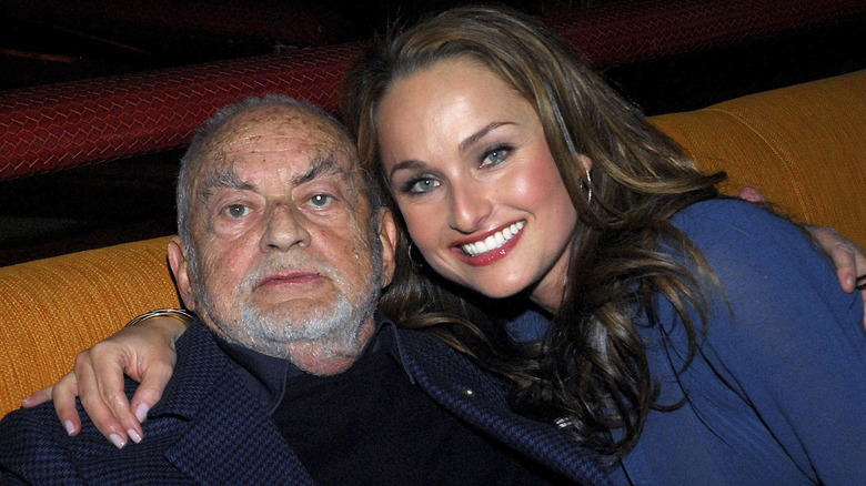 Giada De Laurentiis poses with grandfather Dino De Laurentiis