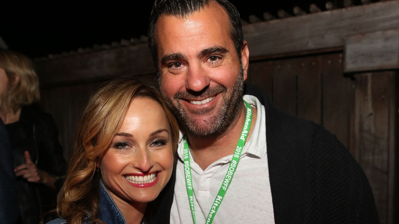 Giada De Laurentiis and Shane Farley smiling