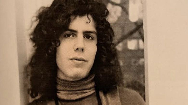 Young Anthony Bourdain with long hair