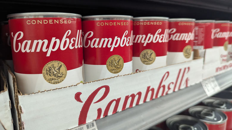 cans of campbell's soup