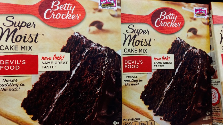 Betty Crocker chocolate cake mix