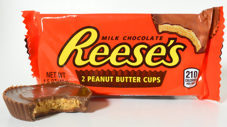 A Reese's peanut butter cup
