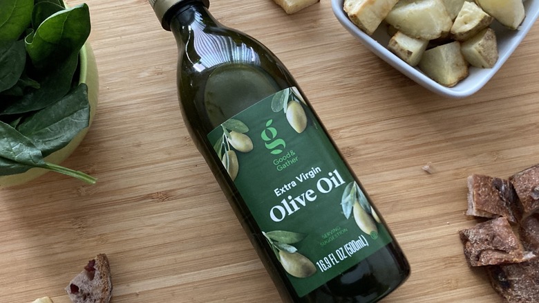 Good and Gather olive oil bottle
