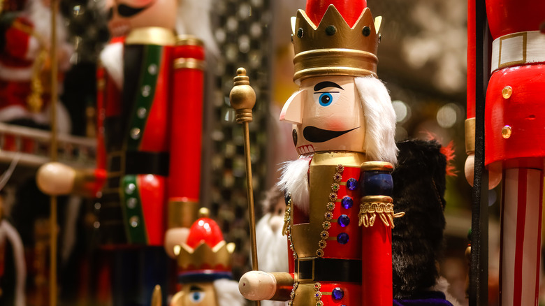Nutcracker with crown and suit