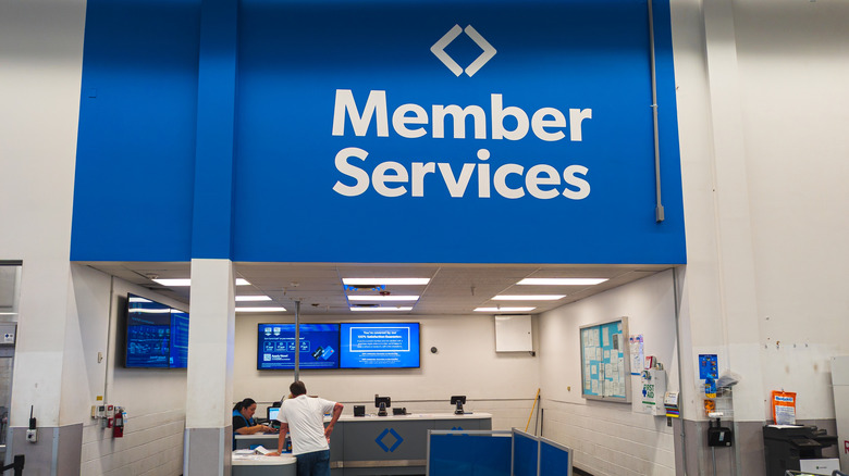 Sam's Club Member Services area