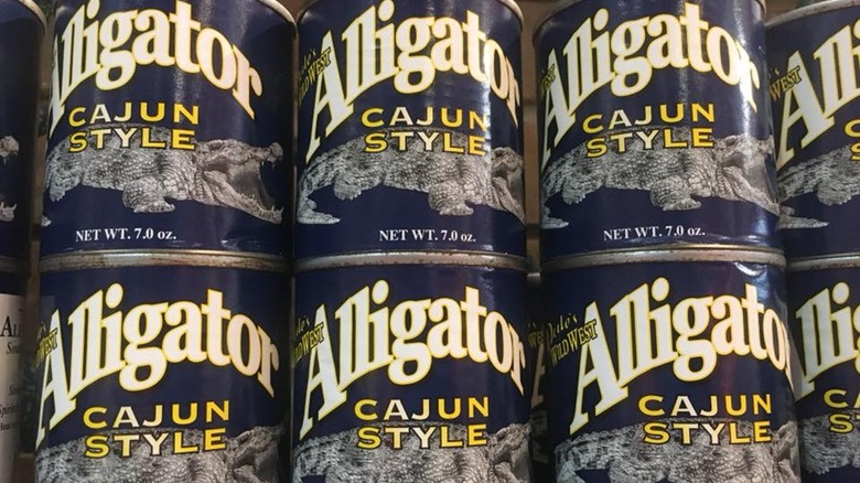 Dale's Wild West canned alligator
